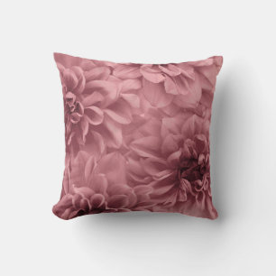 Cluster van acht Mauve Dahlias Floral Kussen