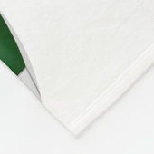 cluster van groene zwarte voetballen jongens meisj fleece deken (Hoek)