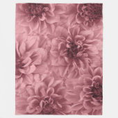 Cluster van Light Mauve Dahlia Flowers Fleece Deken (Voorkant)
