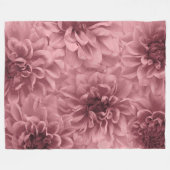 Cluster van Light Mauve Dahlia Flowers Fleece Deken (Voorkant (Horizontaal))