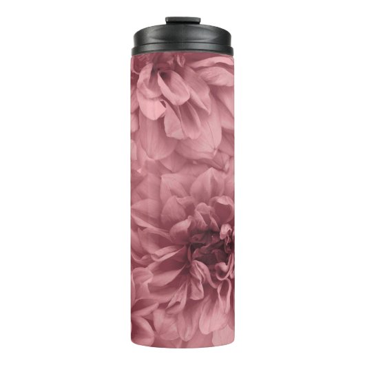 Cluster van Light Mauve Dahlia Flowers Thermosbeker (Voorkant)