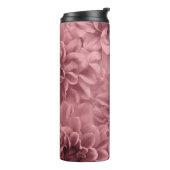 Cluster van Light Mauve Dahlia Flowers Thermosbeker (Gedraaid links)