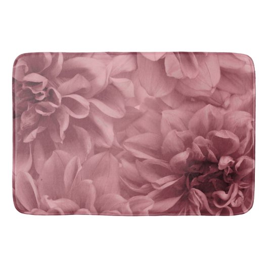 Cluster van Light Mauve Dahlias Floral Badmat (Voorkant)
