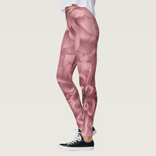 Cluster van Light Mauve Dahlias Floral Leggings