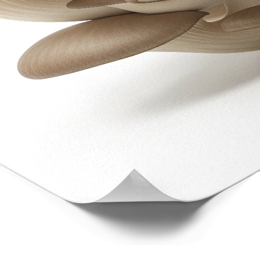 Cluster van oesterzwammen poster (Hoek)