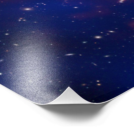 Cluster van Pandora - Abell 2744 Galaxies Foto Afdruk (Hoek)