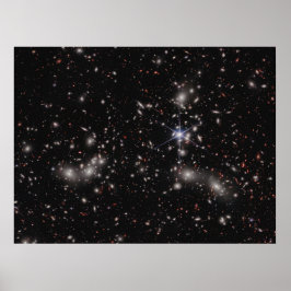 Cluster van Pandora | Abell 2744 | JWST Poster