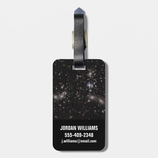 Cluster van Pandora Bagagelabel (Achterkant verticaal)