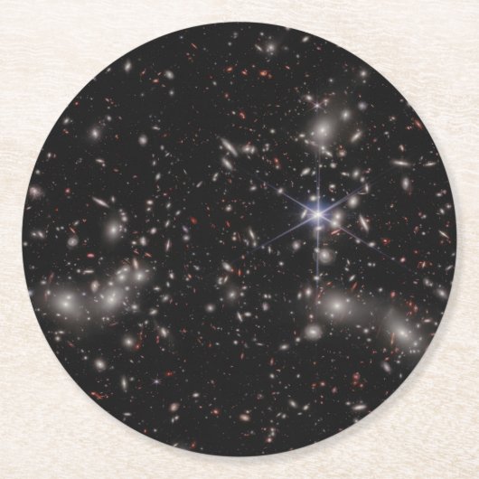 Cluster van Pandora Ronde Kartonnen Onderzetter (Voorkant)