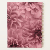 Cluster van Peach Dahlias Floral Planner (Achterkant)