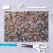 Cluster van pijnbomen tissuepapier (Craft)