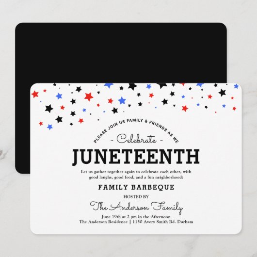 Cluster van sterren | 1000000000000000000000000000 kaart (Voorkant / Achterkant)