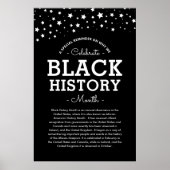 Cluster van sterren | 110e Informatie B/W Pos Poster (Voorkant)