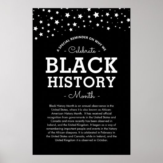 Cluster van sterren | 110e Informatie B/W Pos Poster (Voorkant)