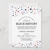 Cluster van sterren | Black History Event RWBB Whi Kaart (Voorkant)