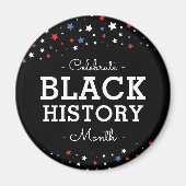 Cluster van sterren | Celebrate Black History RWBB Magneet (Voorkant)