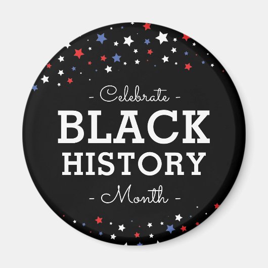 Cluster van sterren | Celebrate Black History RWBB Magneet (Voorkant)