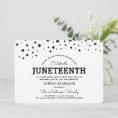 Cluster van sterren | Juneteenth Holiday Black Sta Kaart (Staand voorkant)