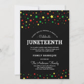Cluster van sterren | Juneteenth Holiday Event RYG Kaart (Voorkant)