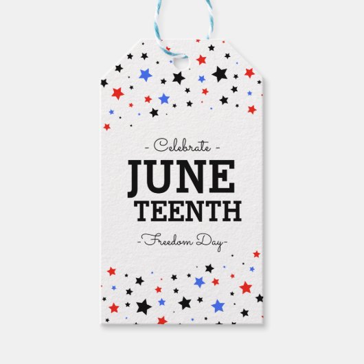 Cluster van sterren | Junittiende informatie Cadeaulabel (Voorkant)