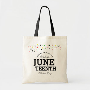 Cluster van sterren RBYG-kleuren vieren Tote Bag