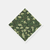 Cluster van wijnstokken in tinten groen servet (Hoek)