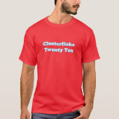 Clusterflake 2010 t-shirt (Voorkant)
