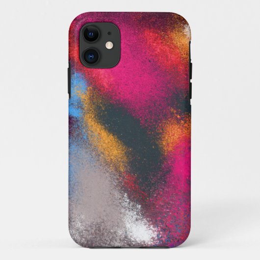 Clusters Red Hoesje-Mate iPhone Case (Achterkant)