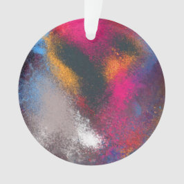 "Clusters - rode" cirkelvormgeving Ornament