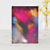 Clusters rood Wenskaart Kaart (Gele Bloem)