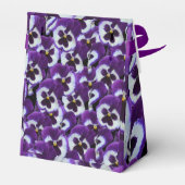 Clusters van Paarse witte slipjes: Harmonieuze gen Bedankdoosjes (Achterkant)