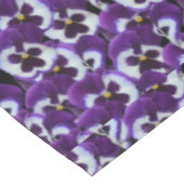 Clusters van Paarse witte slipjes: Harmonieuze gen Tafelkleed (Gekanteld)