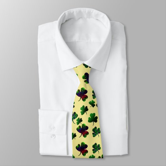 Clusters van Shamrocks Design/Rainbow Stropdas (Gebonden)