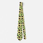 Clusters van Shamrocks Design/Rainbow Stropdas (Voorkant)