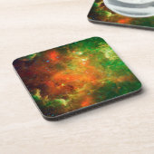 Clusters van sterren in de Noord-Amerikaanse nevel Bier Onderzetter (Linkerzijde)