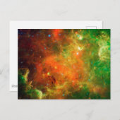 Clusters van sterren in de Noord-Amerikaanse nevel Briefkaart (Voorkant / Achterkant)