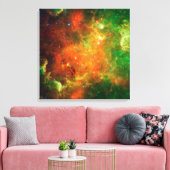 Clusters van sterren in de Noord-Amerikaanse nevel Canvas Afdruk (Insitu (Woonkamer))