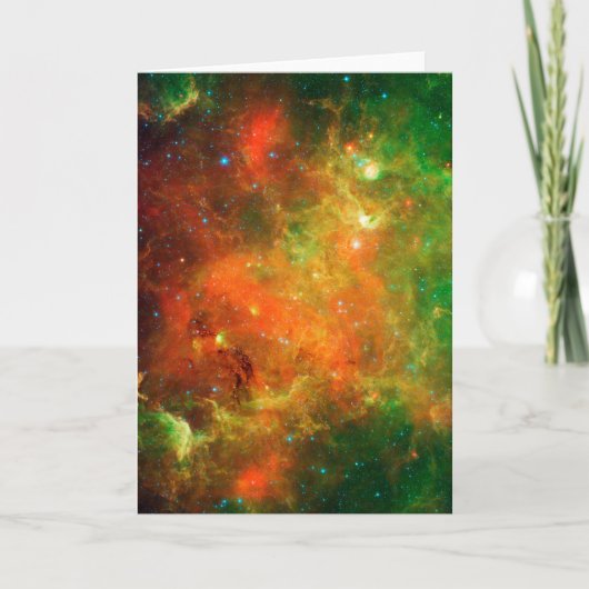 Clusters van sterren in de Noord-Amerikaanse nevel Kaart (Voorkant)