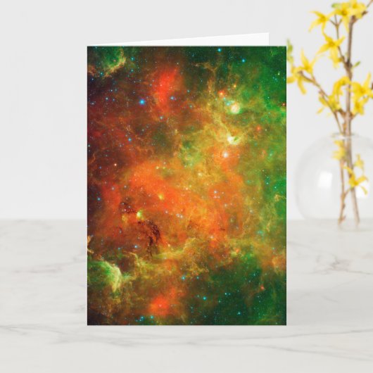 Clusters van sterren in de Noord-Amerikaanse nevel Kaart (Gele Bloem)