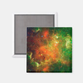 Clusters van sterren in de Noord-Amerikaanse nevel Magneet (Voorkant / Achterkant)