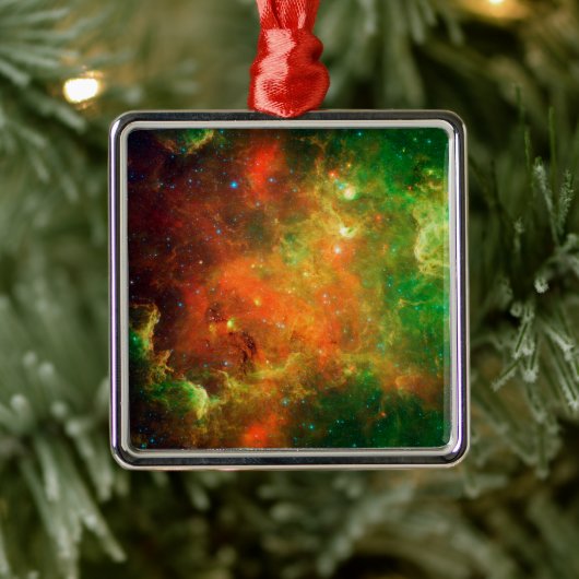 Clusters van sterren in de Noord-Amerikaanse nevel Metalen Ornament (Boom)