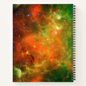 Clusters van sterren in de Noord-Amerikaanse nevel Notitieboek (Achterkant)