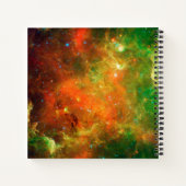 Clusters van sterren in de Noord-Amerikaanse nevel Notitieboek (Achterkant)