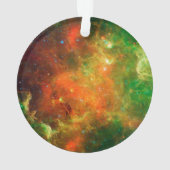 Clusters van sterren in de Noord-Amerikaanse nevel Ornament (achterkant)