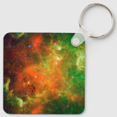 Clusters van sterren in de Noord-Amerikaanse nevel Sleutelhanger (Achterkant)