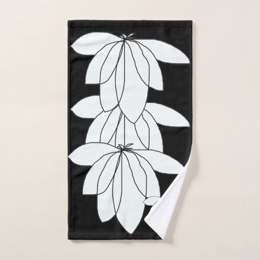 Clusters Zwarte Cadeau Bad Handdoek (Handdoek)