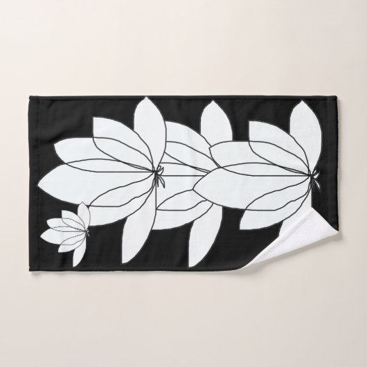 Clusters Zwarte Cadeau Bad Handdoek (Handdoek)