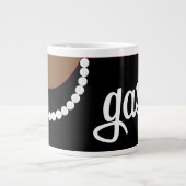 Clutch Pearls en Gasp Jumbo-Mok Grote Koffiekop (Voorkant)