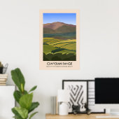 Clwydian Range AONB Reisposter Poster (Thuiskantoor)