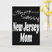 Cly And Sy New Jersey Mom Funny Humor Saying Quote Kaart (Gele Bloem)